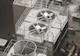 An aerial look at a building's rooftop HVAC equipment