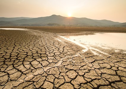cracked ground