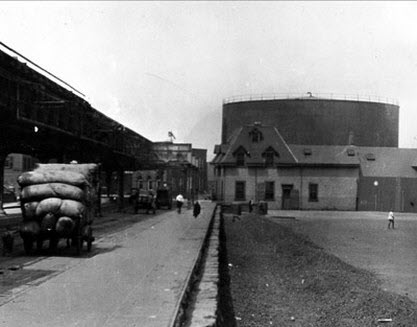 photo of molasses tank