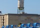 the shore-based energy project is shown with an industrial-type building in the background