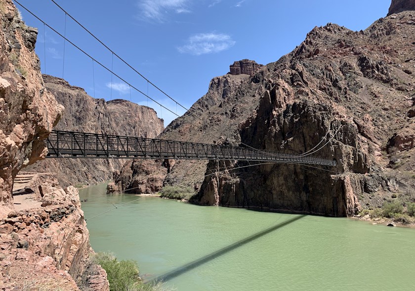 Image of Kaibab trail suspension bridge