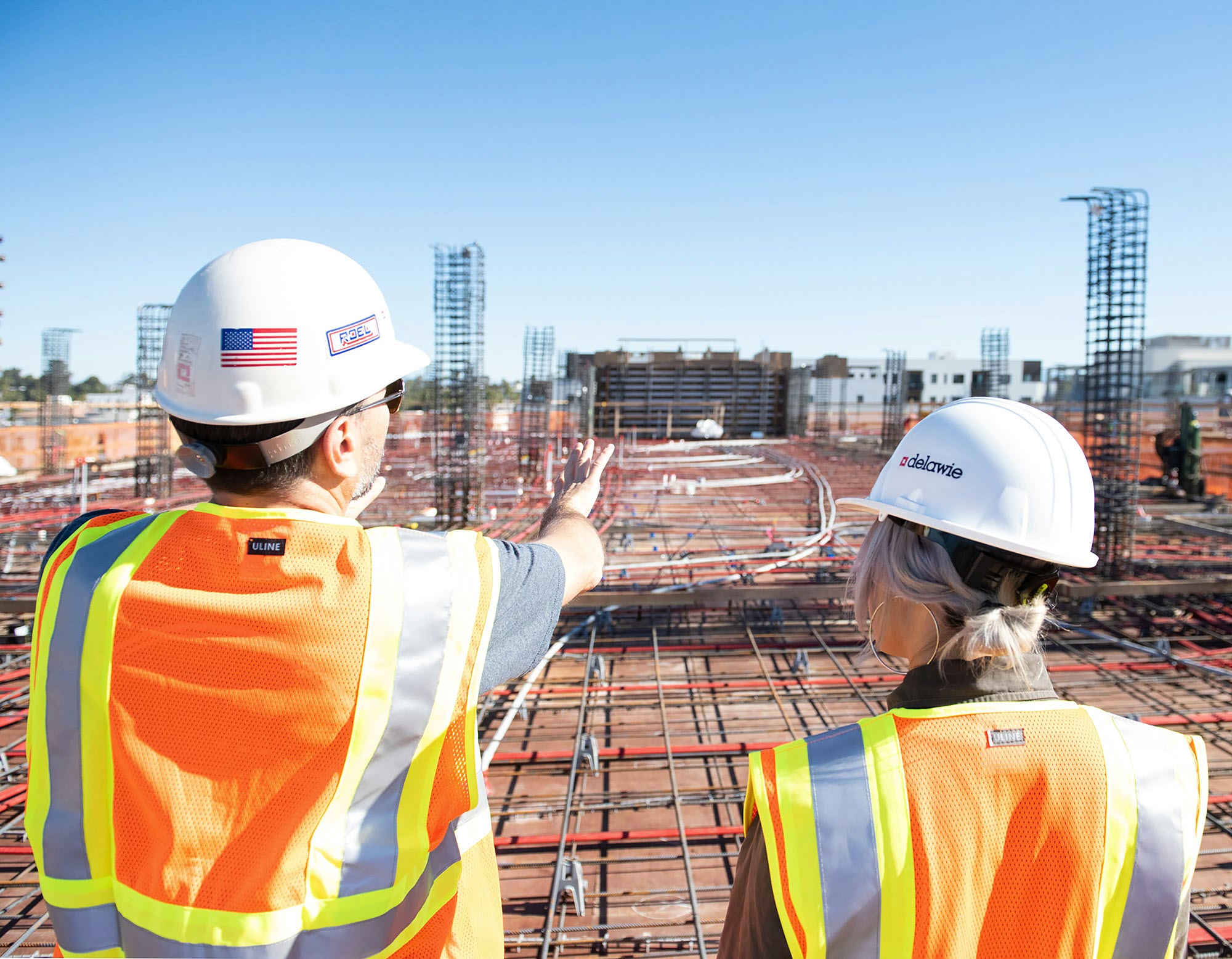 Photo of two civil engineers