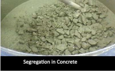 Segregation in concrete, Defects in Concrete and how to avoid them