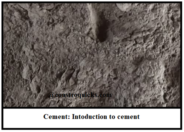 Introduction to Cement